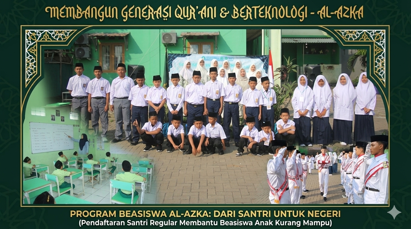 Foto Pendaftaran Santri Baru Al Azka TA 2027/2028 Resmi Dibuka: Kuota Early Bird Terbatas!